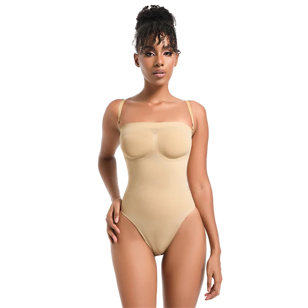 GlowSculpt™ Seamless Straight Body Shaper