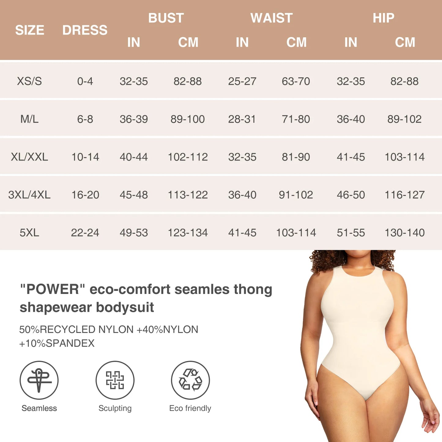 The Glow Sculpt Bodysuit -  by Glovéa