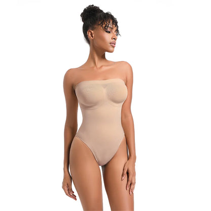 GlowSculpt™ Seamless Straight Body Shaper