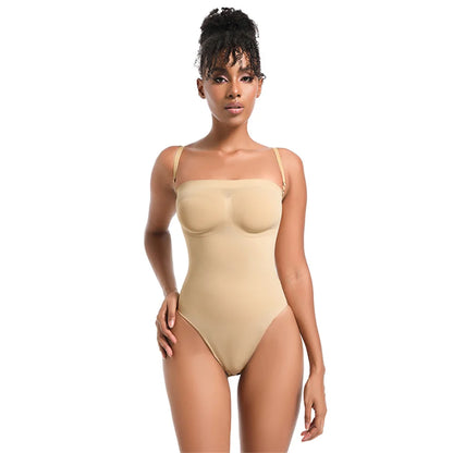 GlowSculpt™ Seamless Straight Body Shaper